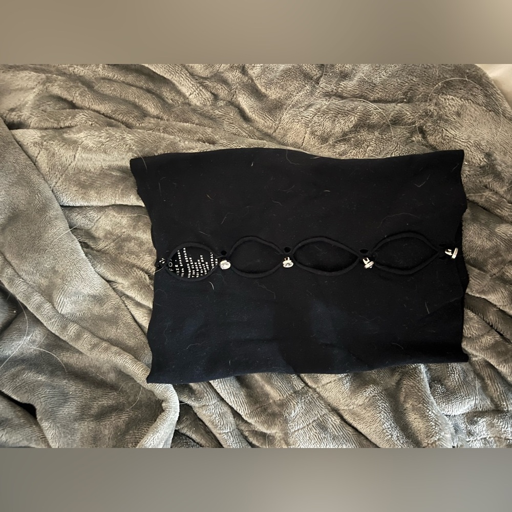 White Fox Boutique Black Crop Top